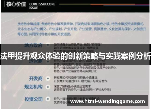 法甲提升观众体验的创新策略与实践案例分析