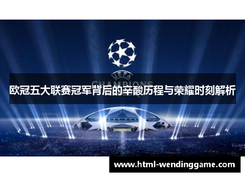 欧冠五大联赛冠军背后的辛酸历程与荣耀时刻解析